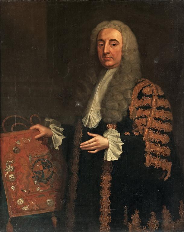 ENGELSK SKOLA, olja på duk, 16/1700-tal.