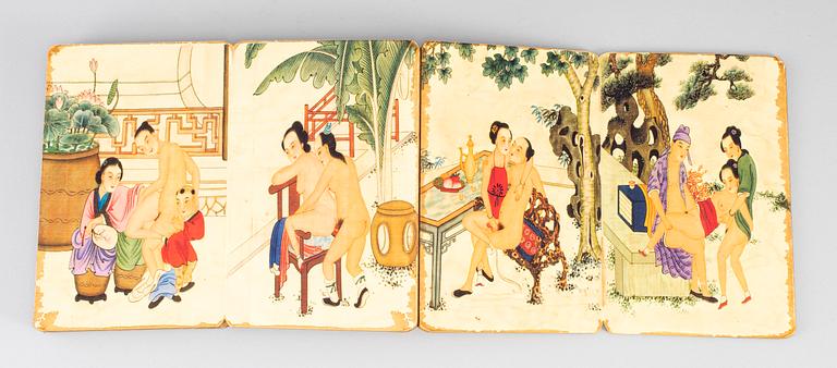 A 20th century east asian erotic book.