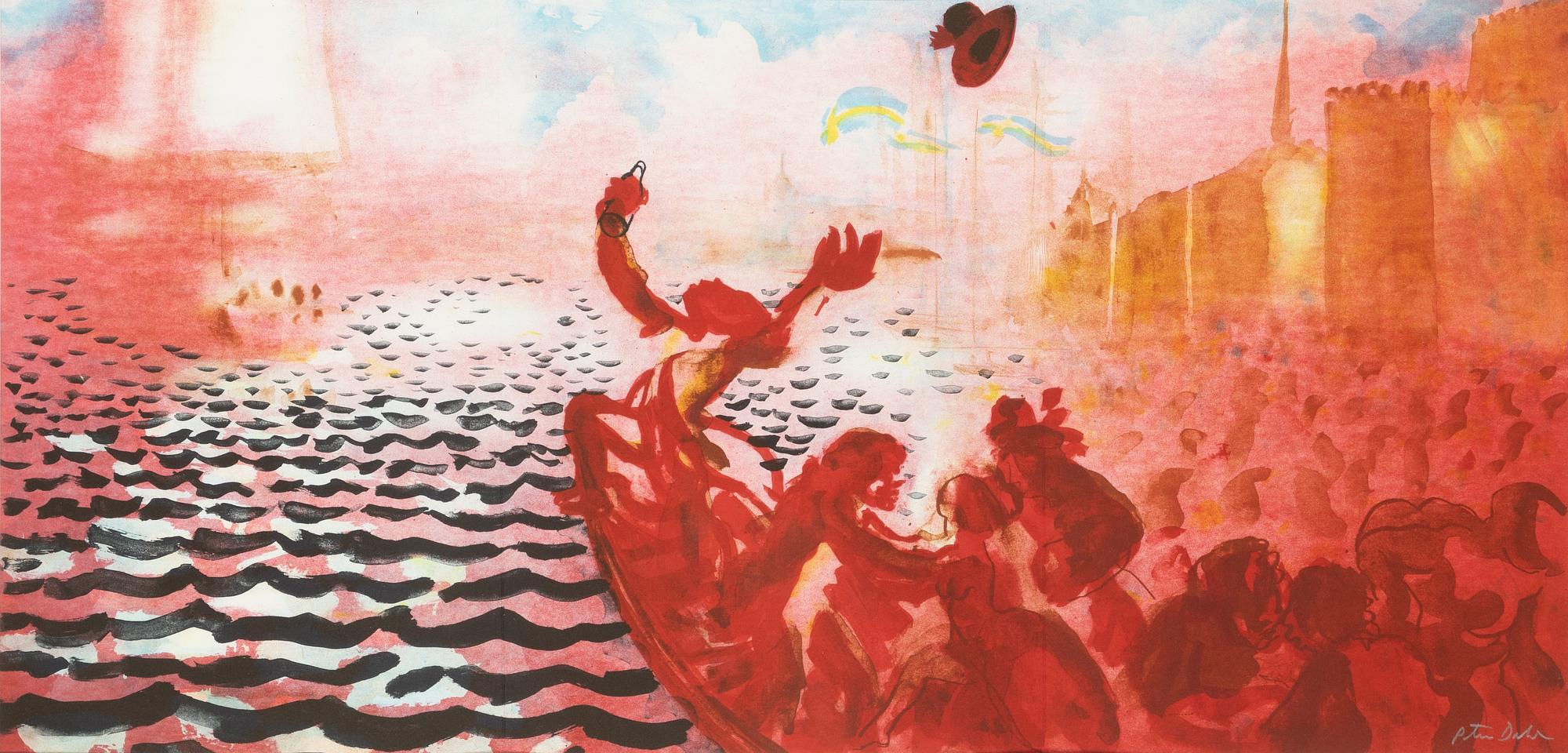 Peter Dahl, "Överfärden - Stolta stad", epistel 33 ur Fredmans epistlar.