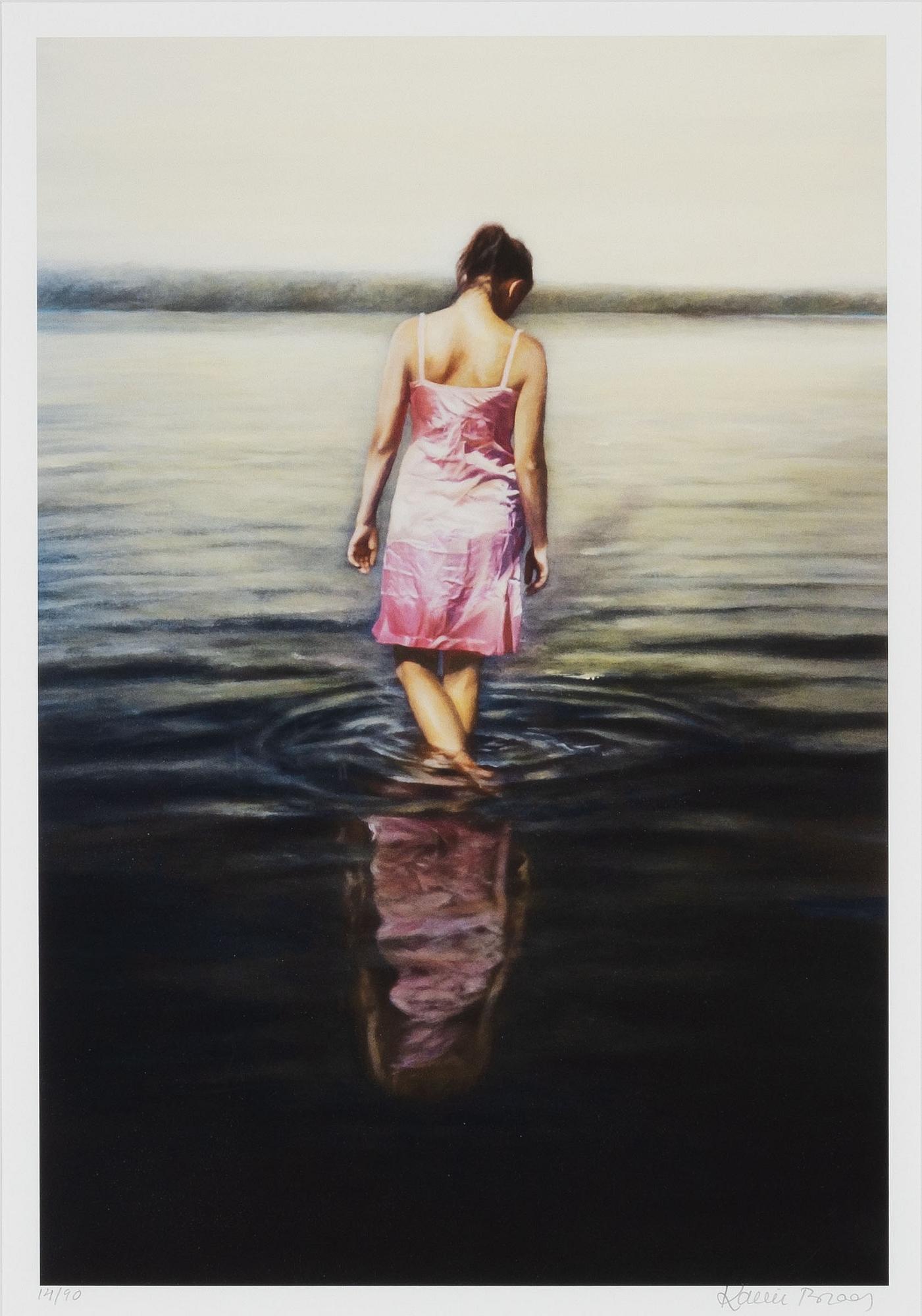 Karin Broos, "Rosa klänning".