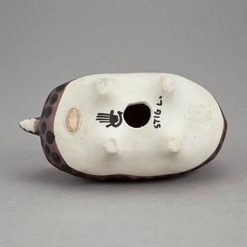 SKULPTUR, "Springare", Stig Lindberg, Gustavsberg studio, 1952-1972.