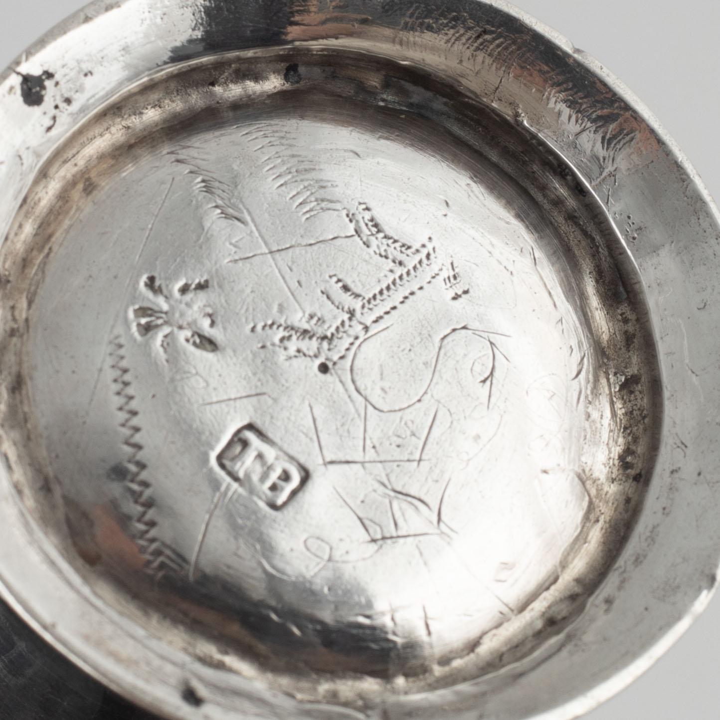 A Swedish 18th Century silver beaker, marks of Thomas Beckman the younger, Örebro  (1727-1759 (1772)).