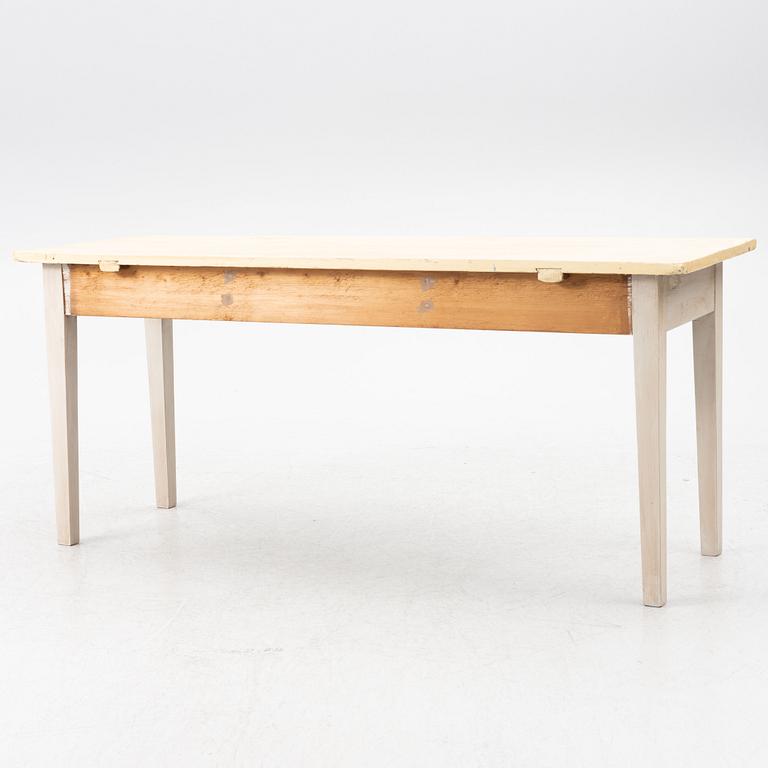 Table, with a drawer.