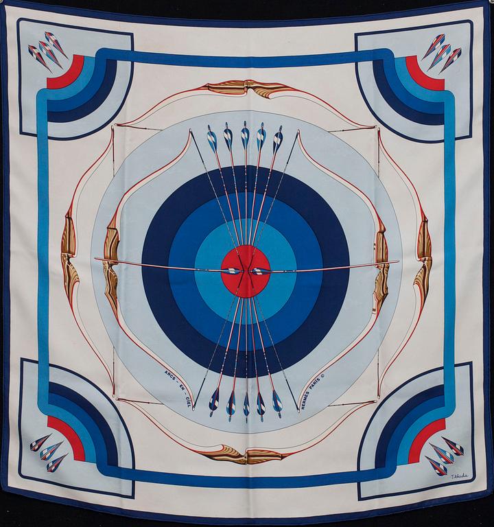 HERMÈS, "Arcs en Ciel", scarf.