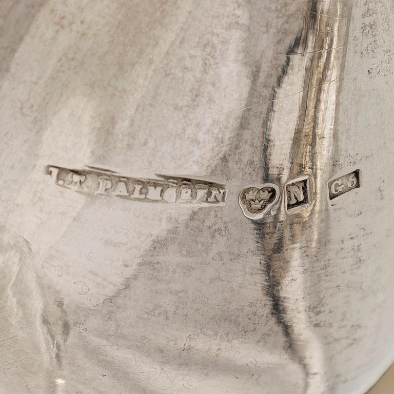 A Neo-Rococo silver bowl, maker's mark of Johan Theodor Palmgren, Norrköping, Sweden 1861. .