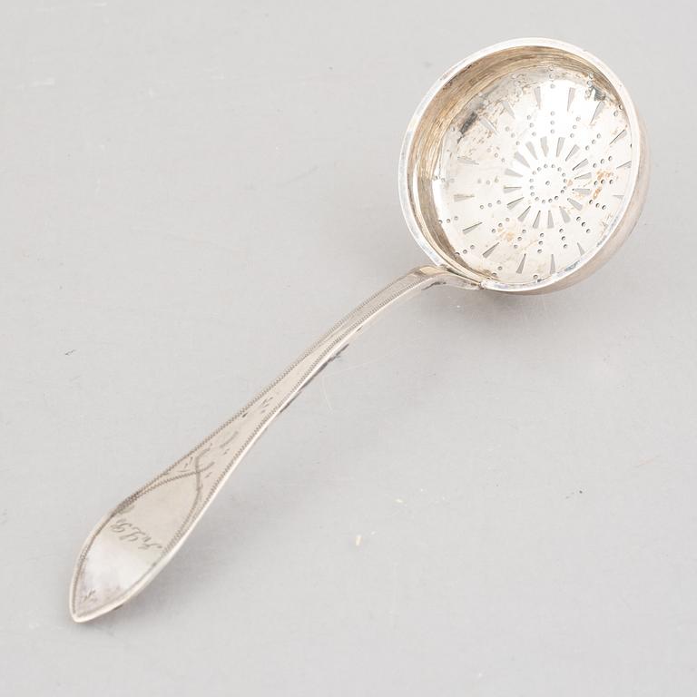 Spoons, 6 pcs, silver, Sweden and Norway, late 18th-early 20th century.