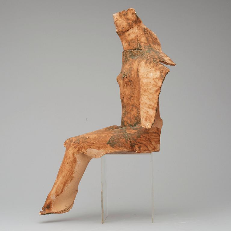 A Hertha Hillfon terracotta sculpture, Sweden.