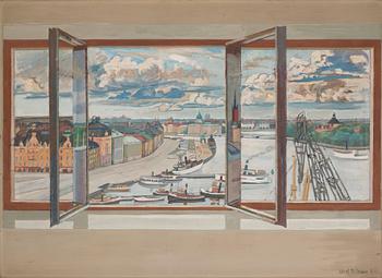 524. Axel Nilsson, View of Stockholm.
