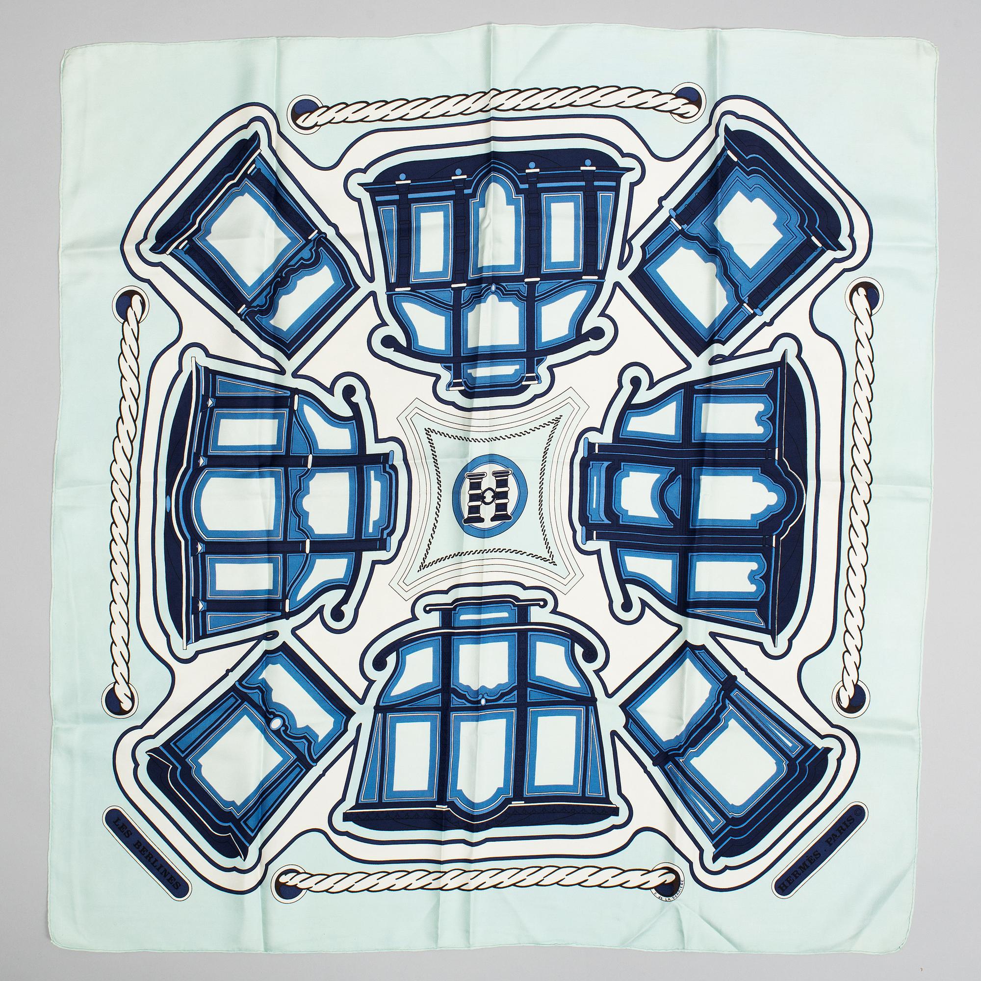 Hermès, a silk scarf.
