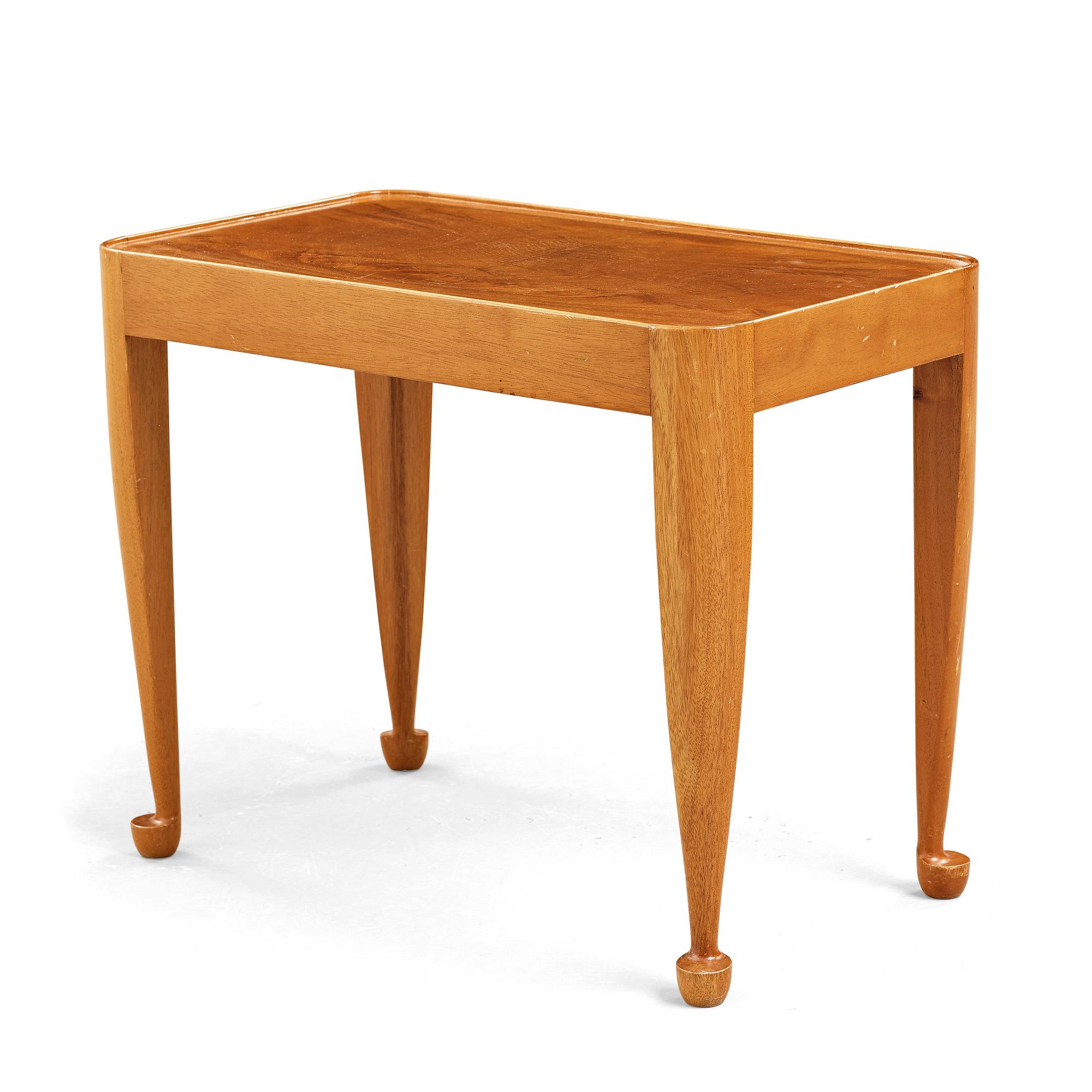 Josef Frank, a mahogany side table, Svenskt Tenn, a smaller version of the model "Diplomat", model 2073.