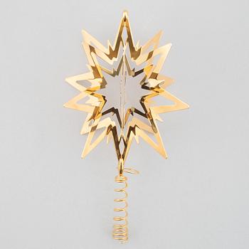 A set of eight Christmas decorations, Georg Jensen, Denmark.