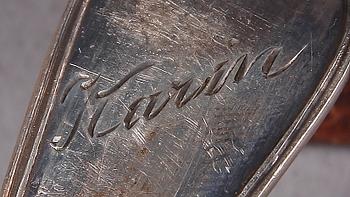 BESTICK, 48 servisdelar, silver, "Gammal fransk", Bla GAB, 1900-talets första hälft.