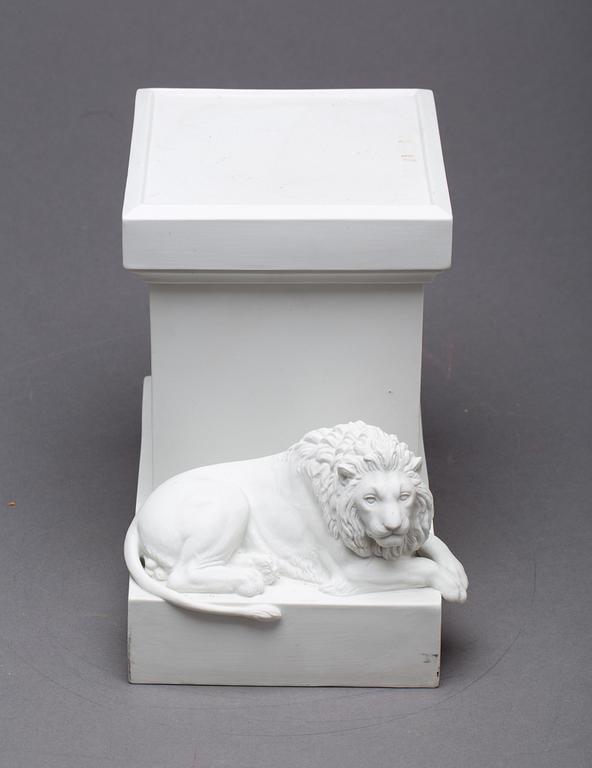 POSTAMENT, parian, Royal Copenhagen.