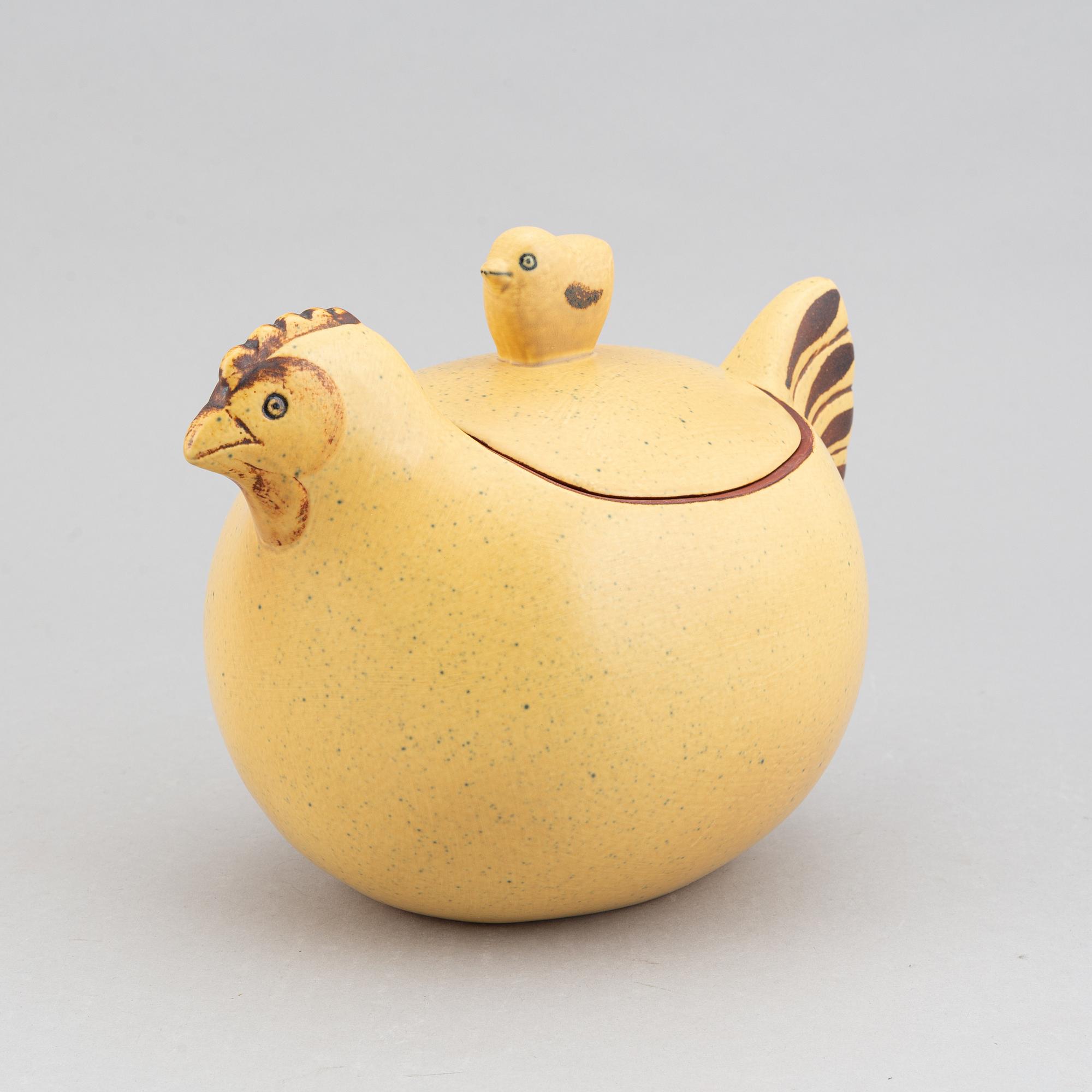 Lisa Larson, five stoneware figurines from Gustavsberg.