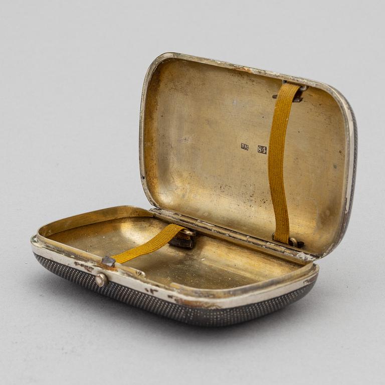 Two silver cases Moscow, 1865 & 1869.