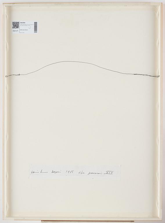 JAMES BROWN, drawing signed and dated 1988 on verso.