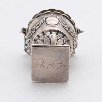 Christian Hosoe, luktdosa, silver, Louis XVI, Köpenhamn 1777.