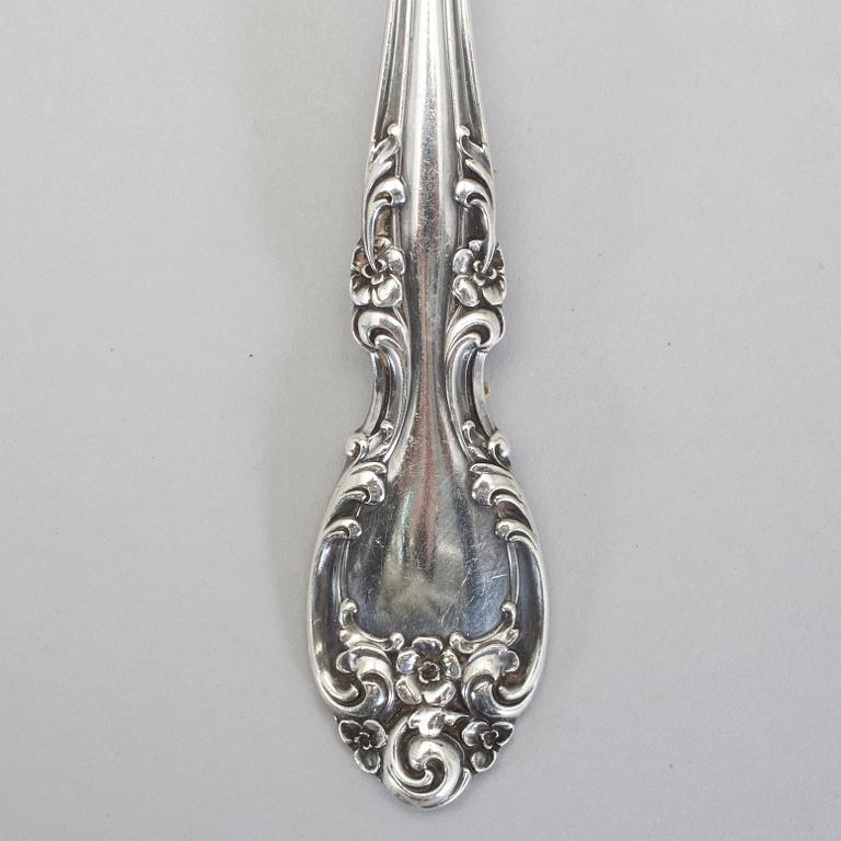 BESTICKSERVIS, 119 delar, "Melrose", Gorham, Birmingham, England, 1830. Total vikt ca 5090 g.