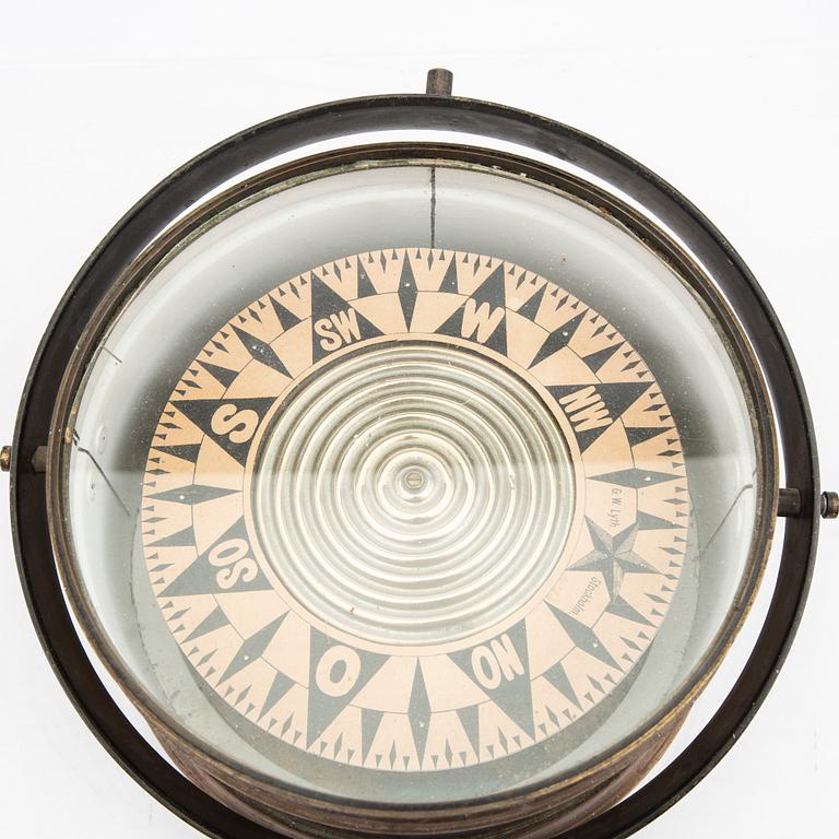 Kompass G.W. Lyth Stockholm 1900-tal.