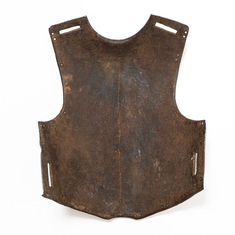 A Swedish cavalry cuirass, 1680s.