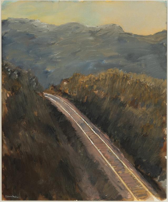 Bertram Schmiterlöw, watercolour, signed.