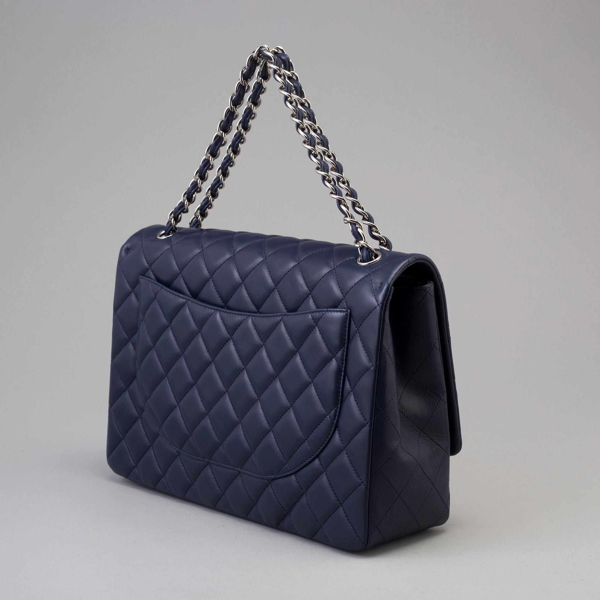 VÄSKA, "Jumbo Single Flap Bag", Chanel, 2009-2010.