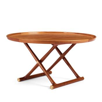 375. Mogens Lassen, a mahogany 'Egyptian table', A.J Iversen, Denmark, probably 1950s.