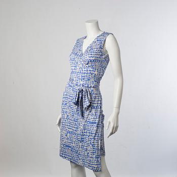 A Diane von Furstenberg Vintage silk wrap dress, size 10.