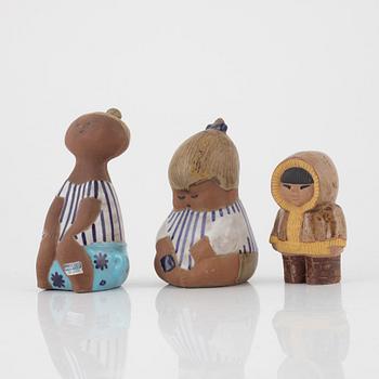 Lisa Larson, figuriner, 6 st, Gustavsberg.