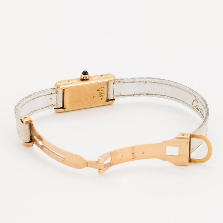 Cartier, Paris, armbandsur, 14 x 28 mm.