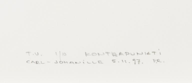 PEKKA RYYNÄNEN, serigrafi, signerad och daterad -97, numrerad T.V. 1/10.