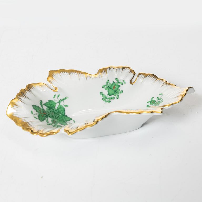 A 42-piece 'Chinese Bouquet' porcelain service and six 'Waldstein rose' coffee cups with saucers, Herend, Hungary.