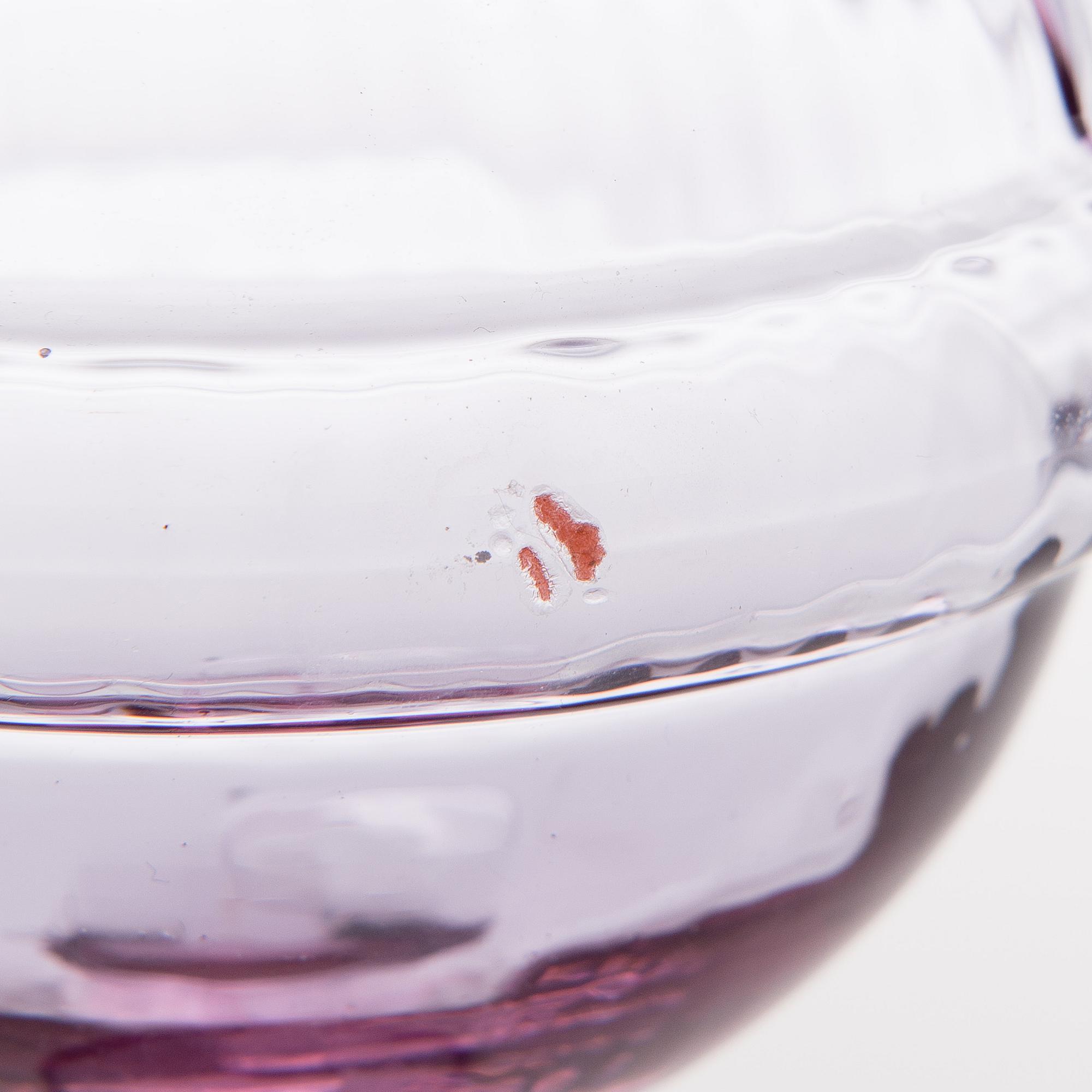 NANNY STILL, KYNTTILÄNJALKA, lasia, "Sulttaani", Riihimäen Lasi, 1960-luku.