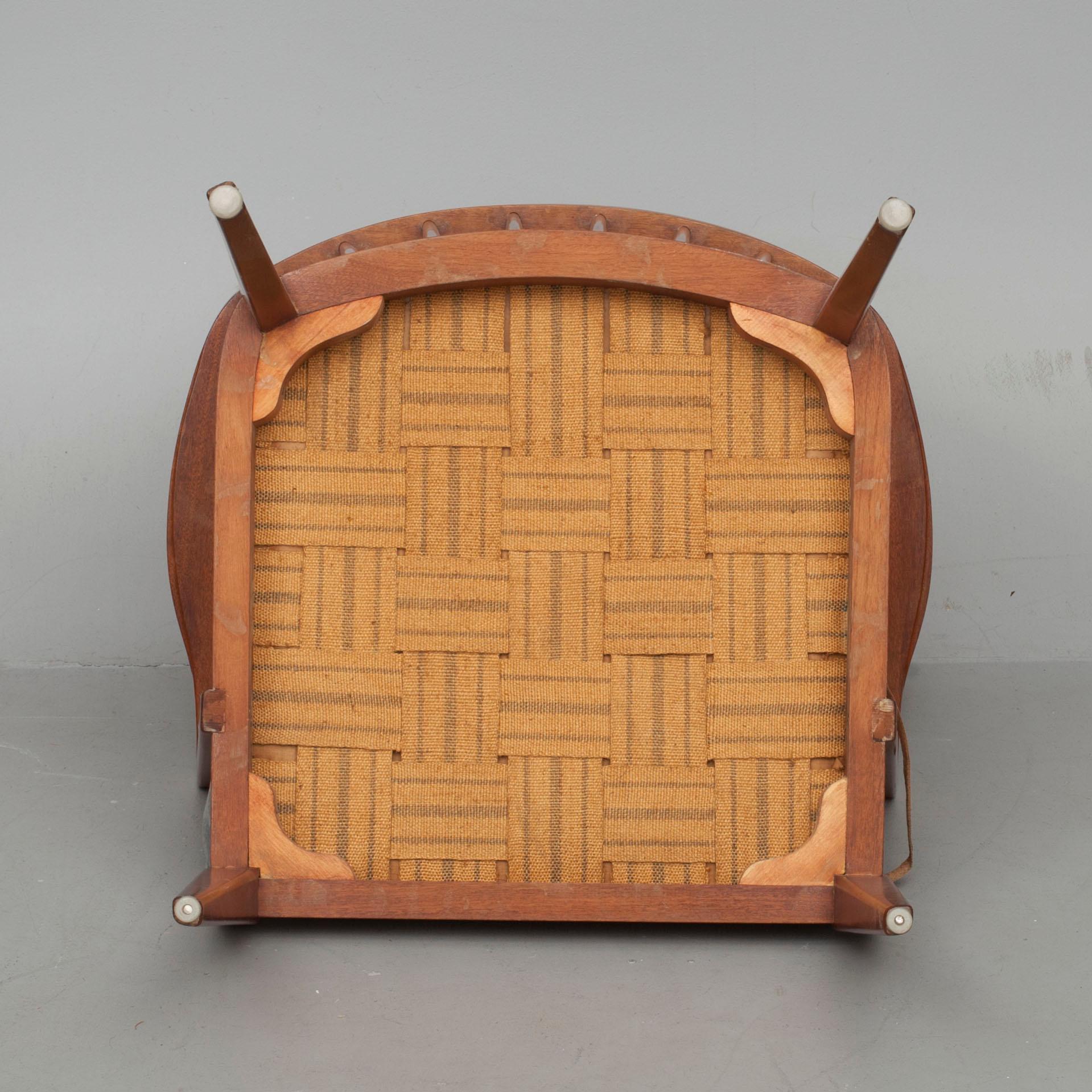 KARMSTOLAR, 3 st, 1940-tal.