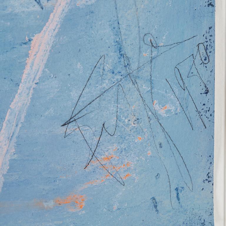 EDDIE FIGGE, gouache on paper, signed and dated 1970.