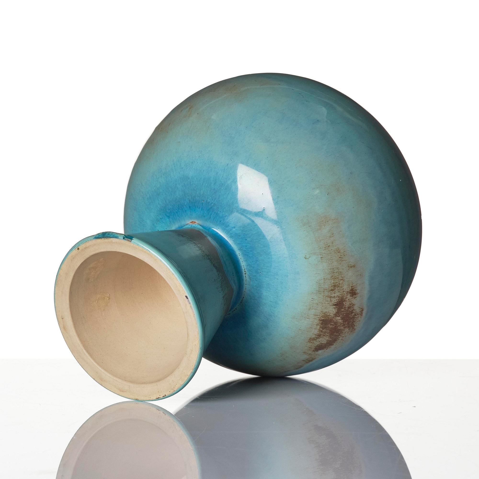 Stig Lindberg, a stoneware vase, Gustavsberg Studio, 1956.