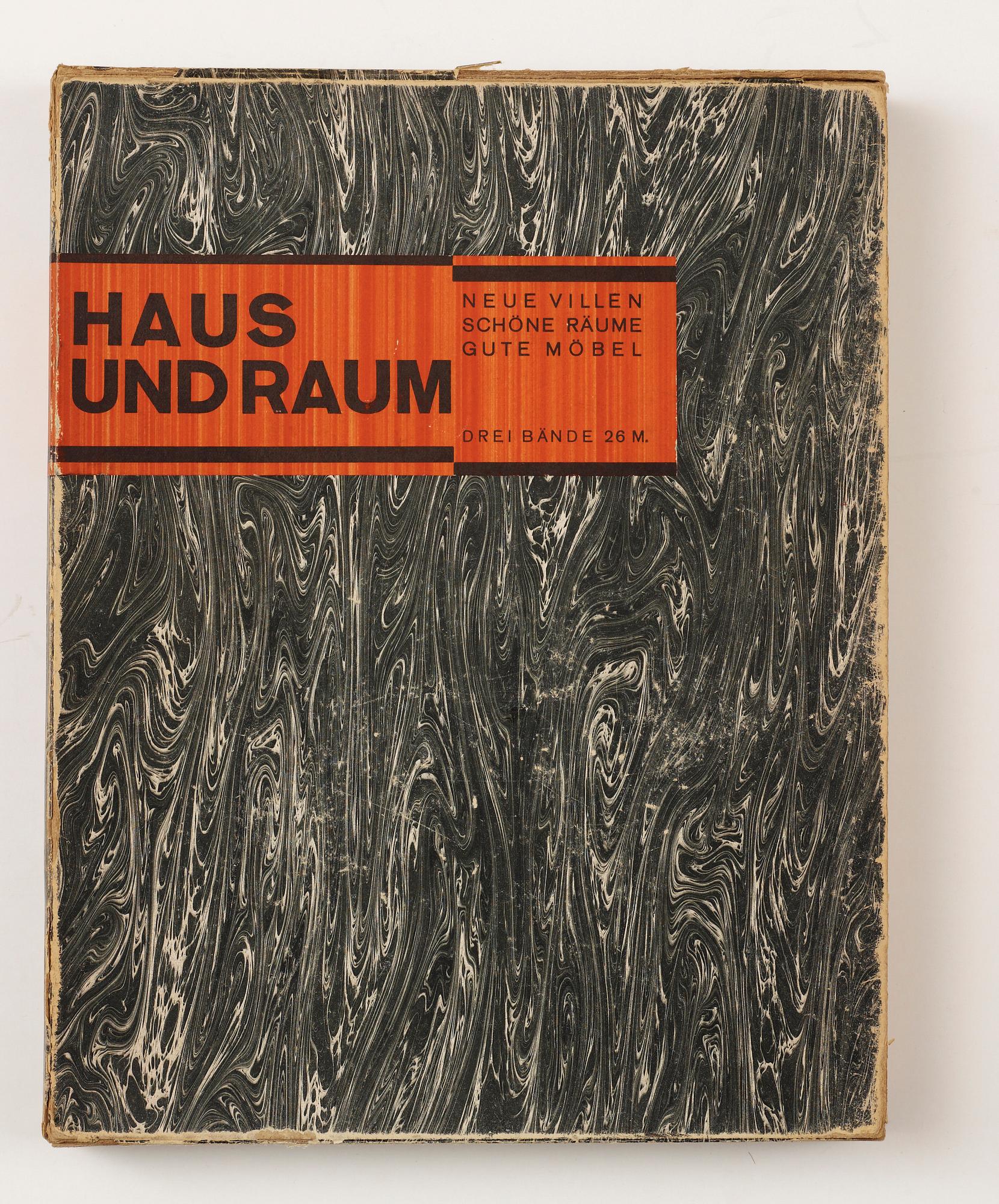 BÖCKER, 3 st, "Haus und Raum I-III" Herbert Hoffban (red). Julius Hoffman Verlag, Stuttgart, 1929.