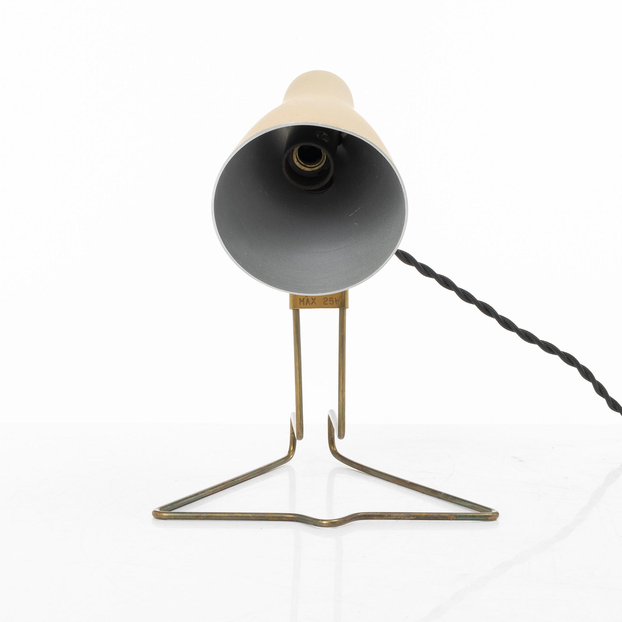 Arvid Böhlmarks Lampfabrik, bords/vägglampa, "Fix" modell 15581, Stockholm, 1950-tal.