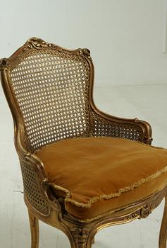 BERGERE, Louis XV-stil, 1900-tal.