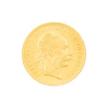 Gold coin, Austria-Hungary, 1 Ducat, 1915.
