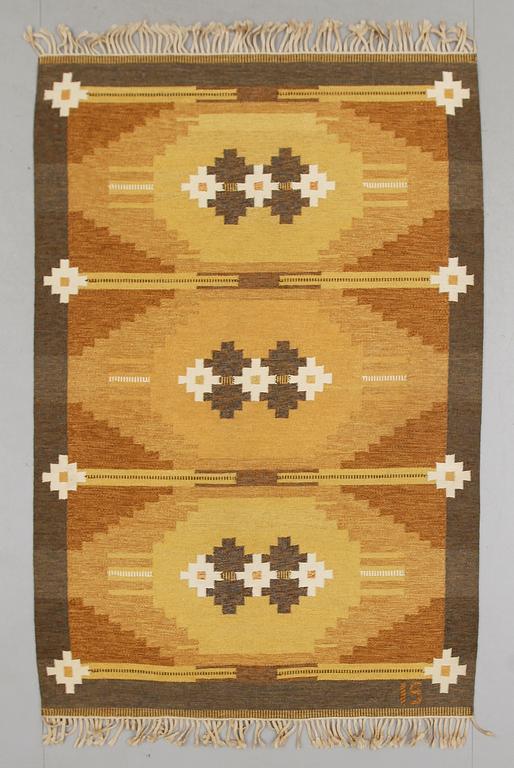 MATTA, rölakan, monogramsignerad IS (Ingegerd Silow), Ca 243 x 160 cm.