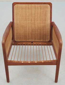 A Peter Hvidt & Orla Mölgaard  "FD 151" easy chair, France & Daverkosen, Denmark.