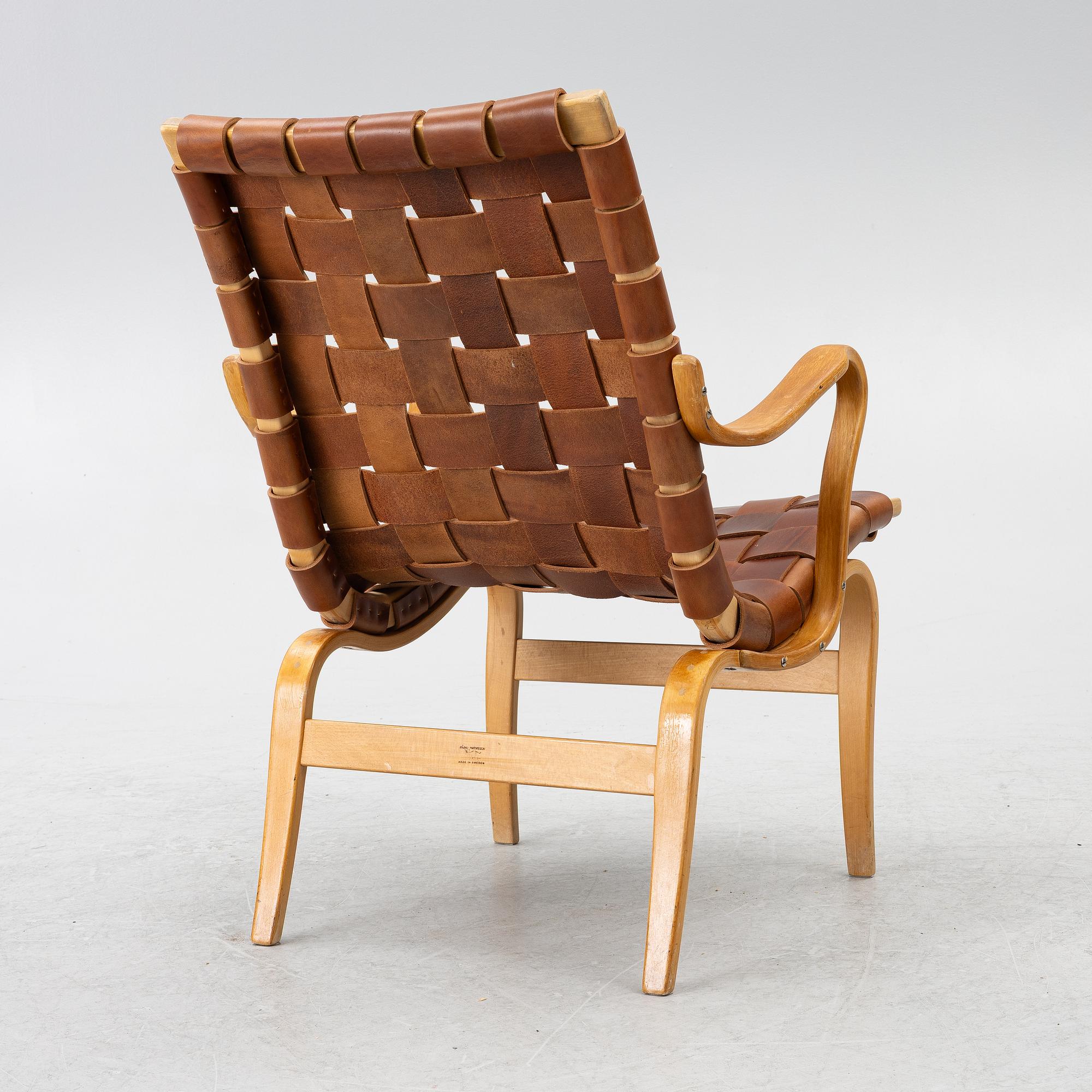 Bruno Mathsson, an 'Eva' armchair, Karl Mathsson Company, 1969.
