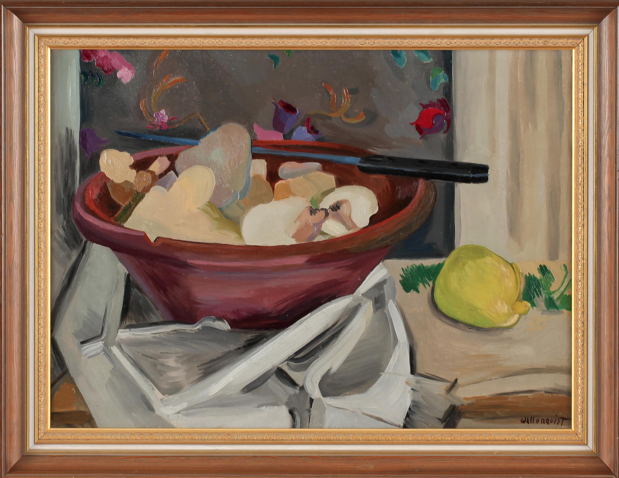 EDVARD WALLENQVIST, olja på duk, signerad.