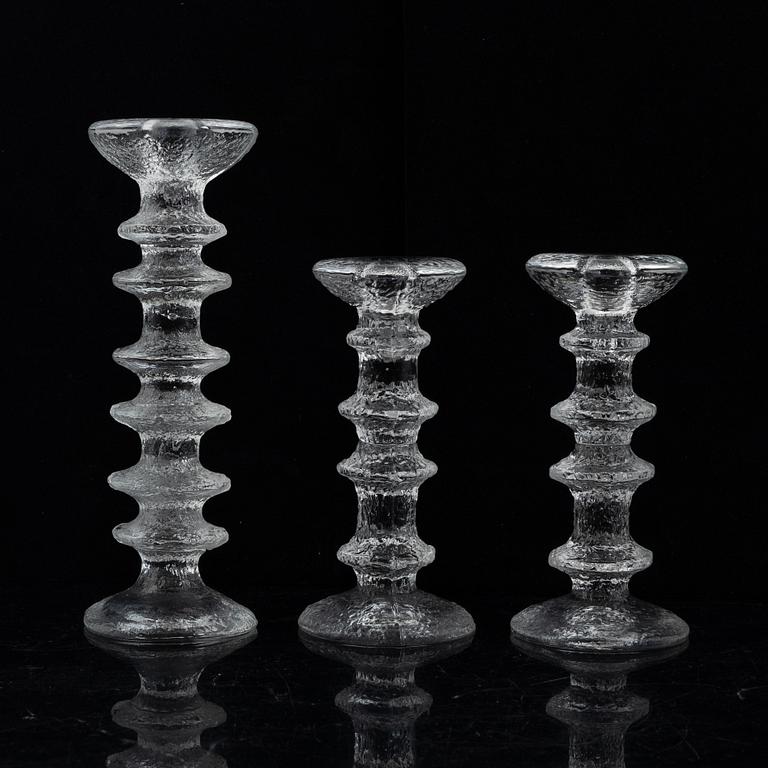 Timo Sarpaneva, ljusstakar, 6 st, "Festivo", Iittala, Finland.