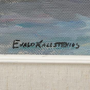 EVALD KALLSTENIUS, olja på duk,, signerad.
