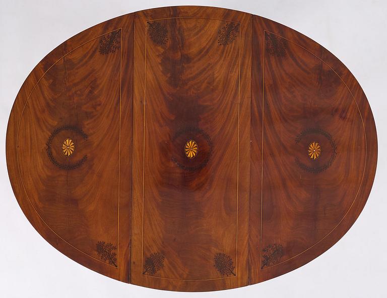 Biblioteksbord, Sverige, 1800-talets första hälft.