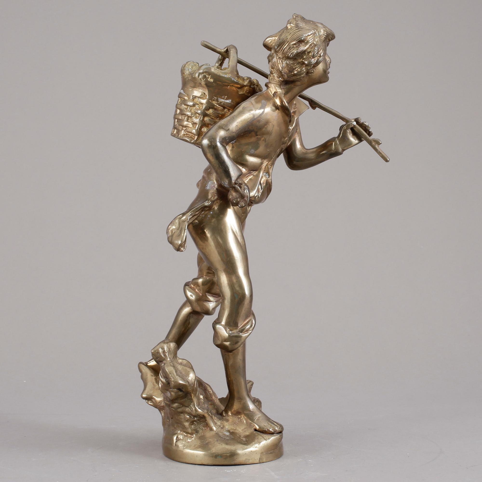 SKULPTUR, mässing, 1900-talets andra hälft.
