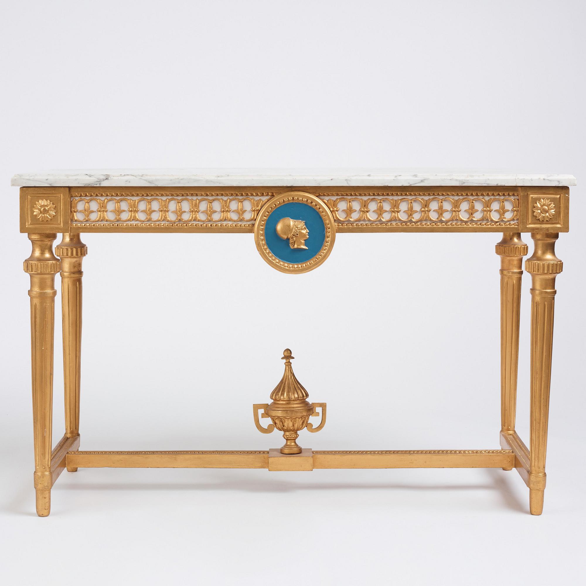 Konsolbord, Stockholmsarbete i Pehr Ljungs art (1743-1819), Sengustavianskt.