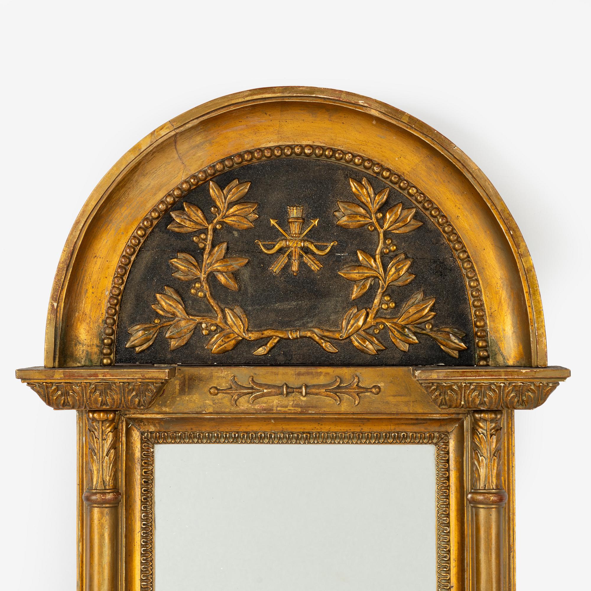 A Swedish Empire mirror, first half of the 20th Century.